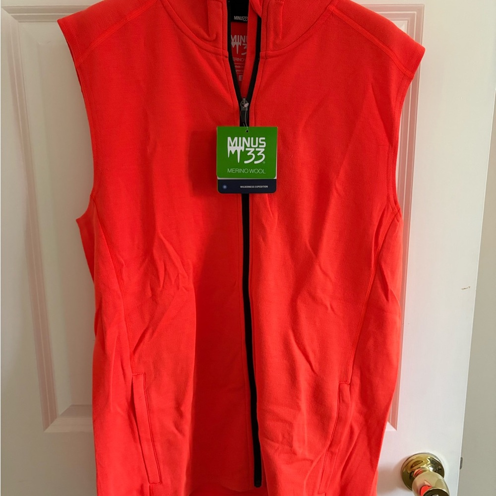 *New* Merino Wool - Orange Vest (Minus33)